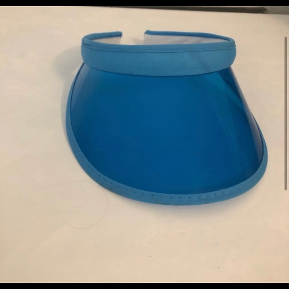 Blue visor